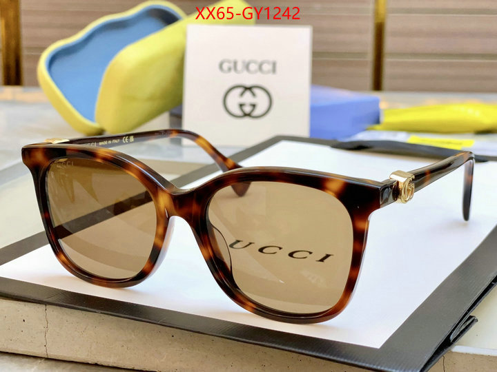 Glasses-Gucci,best quality fake ID: GY1242,$: 65USD