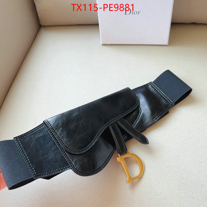 Belts-Dior,from china 2023 ID: PE9881,$: 115USD