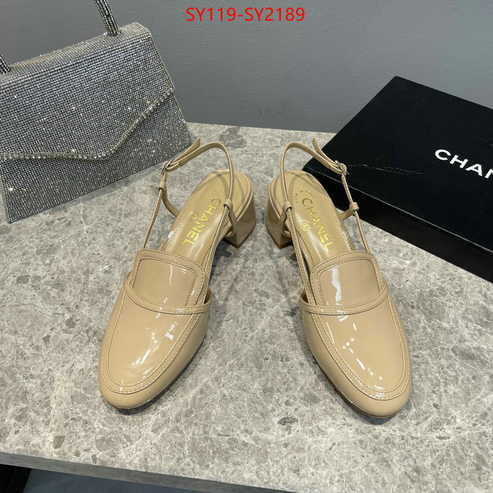 Women Shoes-Chanel top quality ID: SY2189 $: 119USD