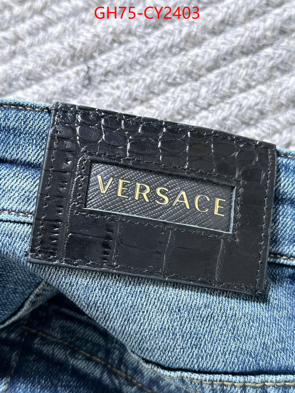 Clothing-Versace aaaaa class replica ID: CY2403 $: 75USD