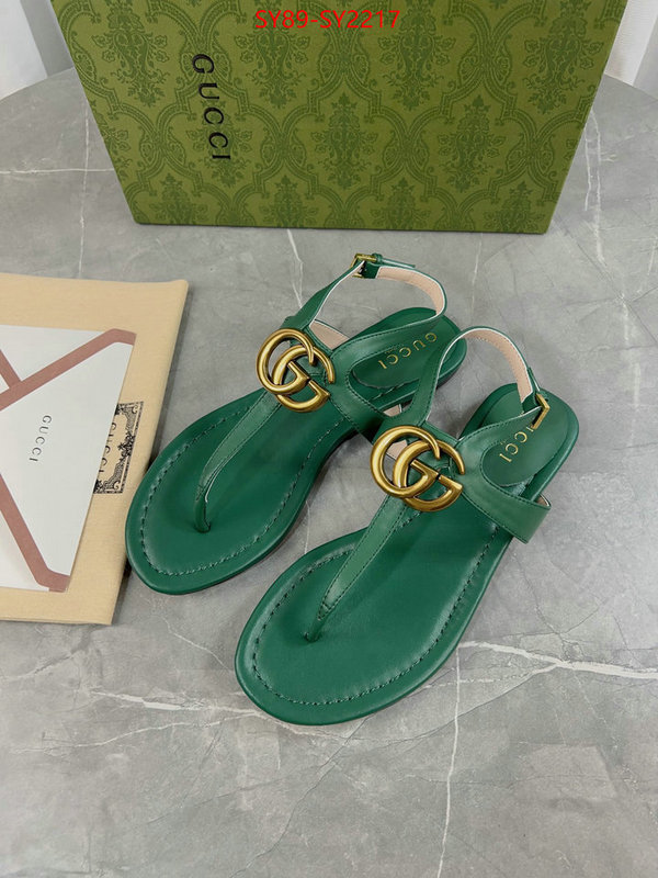 Women Shoes-Gucci designer replica ID: SY2217 $: 89USD