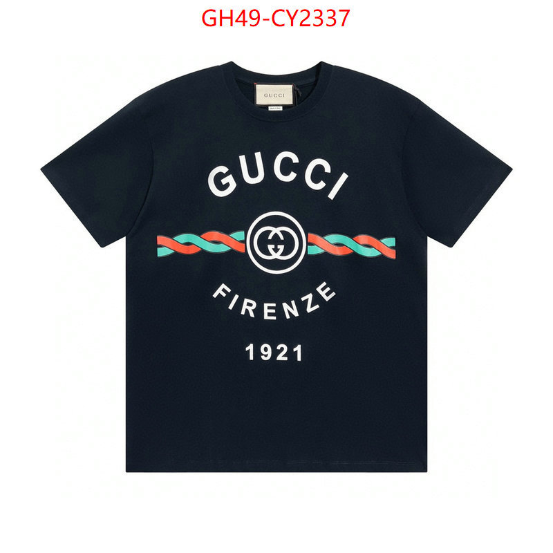 Clothing-Gucci exclusive cheap ID: CY2337 $: 49USD