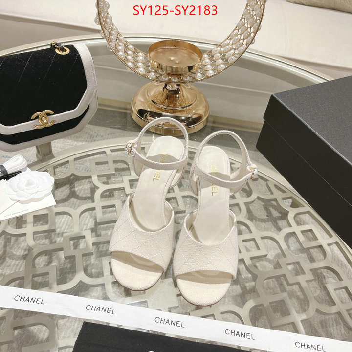 Women Shoes-Chanel luxury ID: SY2183 $: 125USD