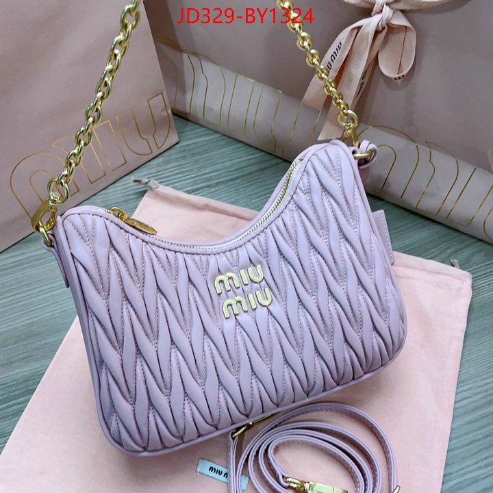 Miu Miu Bags(TOP)-Diagonal-,how to find replica shop ID: BY1324,$: 329USD