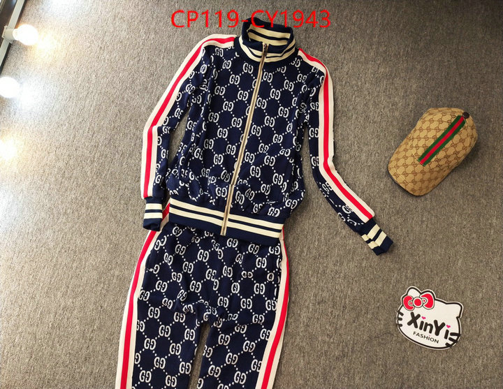 Clothing-Gucci replica 1:1 high quality ID: CY1943 $: 119USD