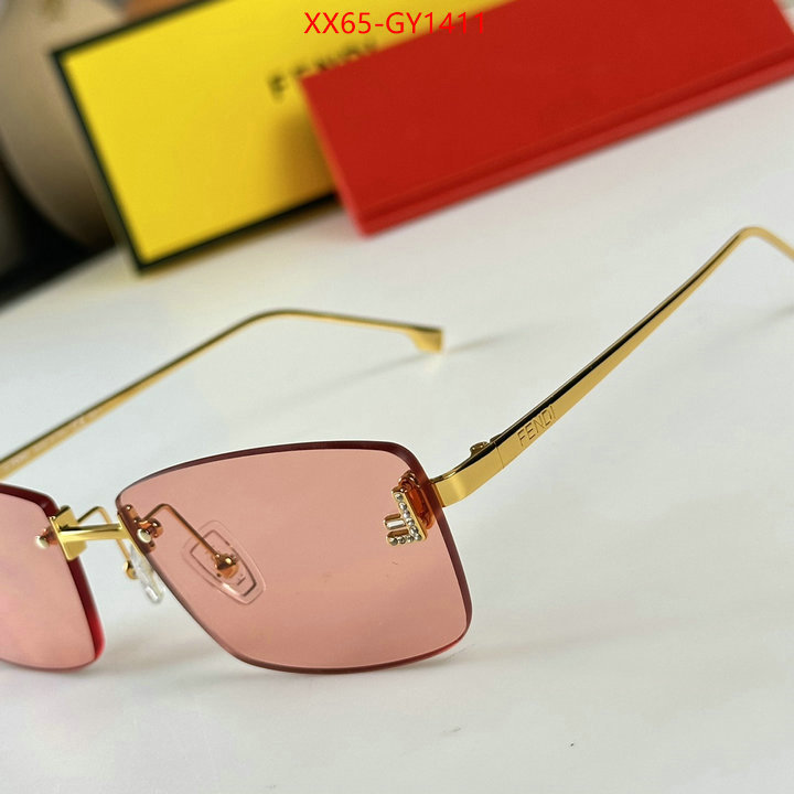 Glasses-Fendi,what is a counter quality ID: GY1411,$: 65USD