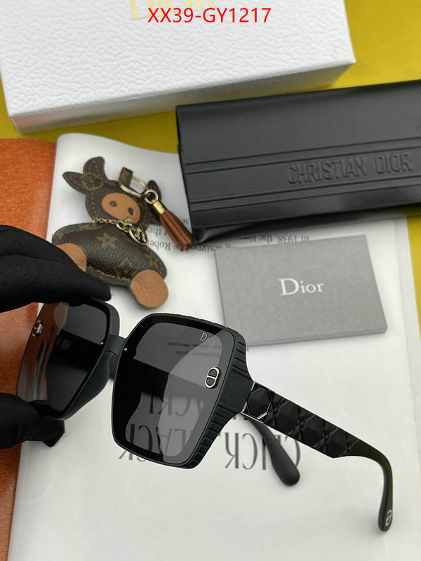 Glasses-Dior,top fake designer ID: GY1217,$: 39USD