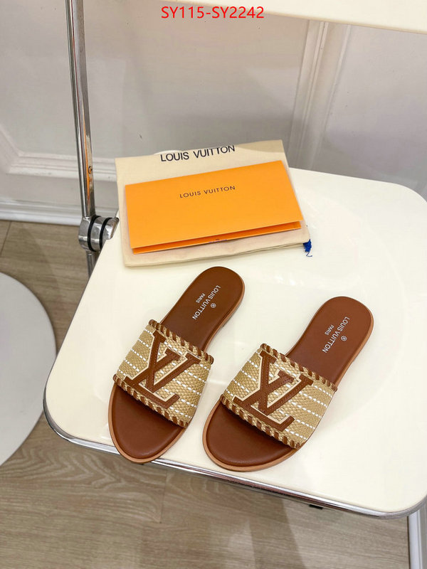 Women Shoes-LV best wholesale replica ID: SY2242 $: 115USD