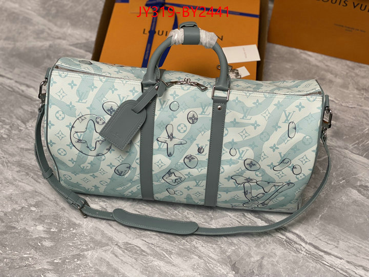 LV Bags(TOP)-Keepall BandouliRe 45-50- replica 1:1 high quality ID: BY2441 $: 319USD