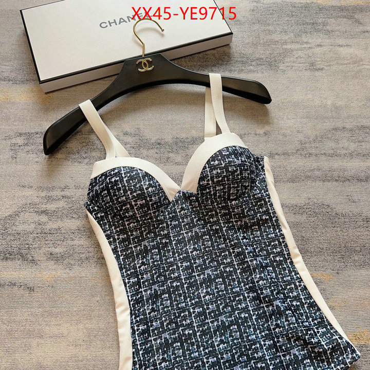 Swimsuit-Chanel,from china 2023 ID: YE9715,$: 45USD