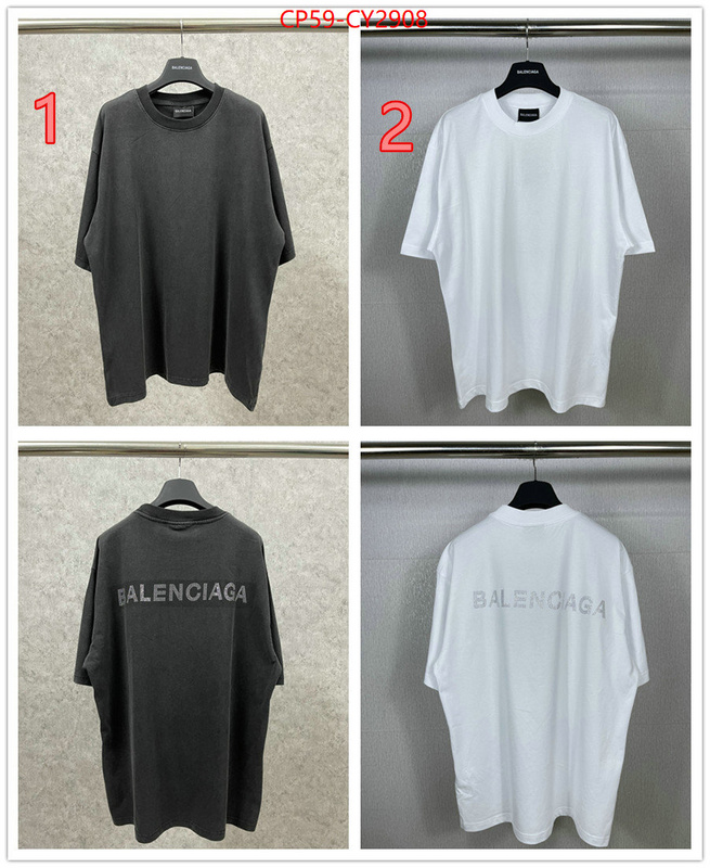 Clothing-Balenciaga shop designer replica ID: CY2908 $: 59USD