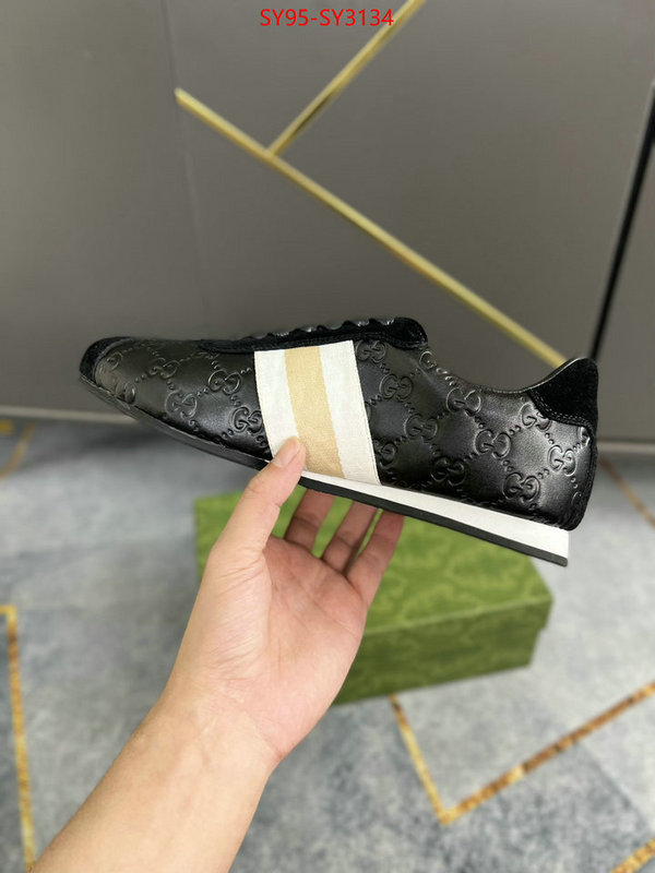 Men Shoes-Gucci what is aaaaa quality ID: SY3134 $: 95USD