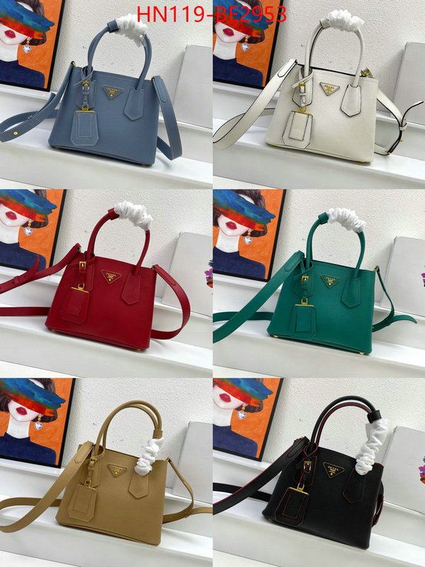 Prada Bags (4A)-Handbag- what is a 1:1 replica ID: BE2953 $: 119USD