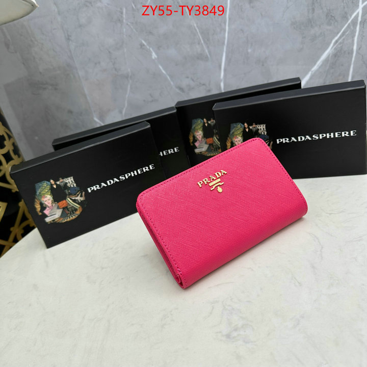 Prada Bags (4A)-Wallet high quality ID: TY3849 $: 55USD