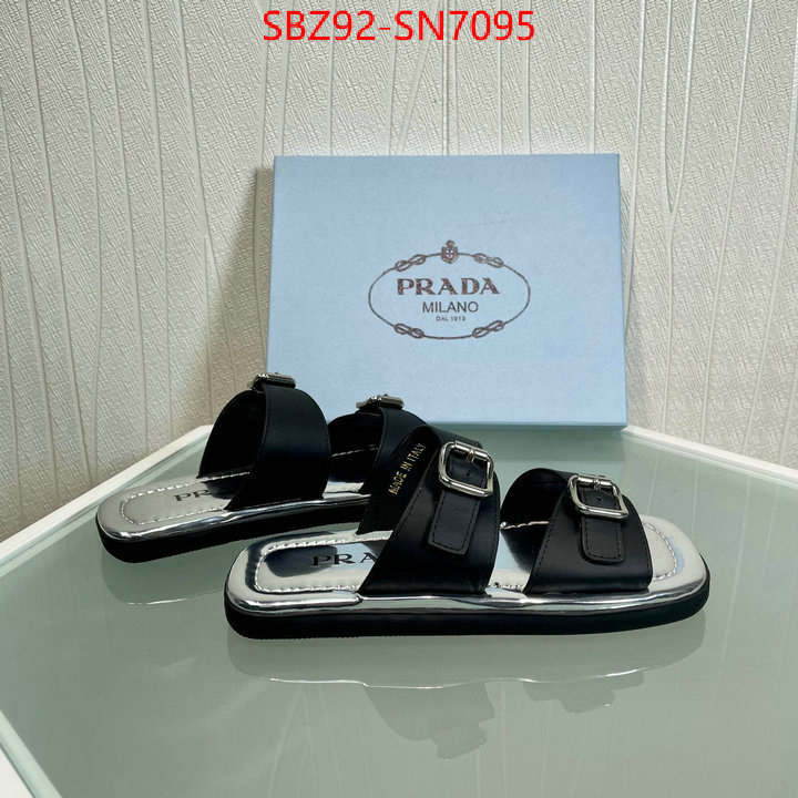 Women Shoes-Prada designer high replica ID: SN7095 $: 92USD