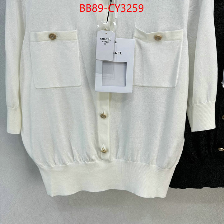 Clothing-Chanel best quality designer ID: CY3259 $: 89USD