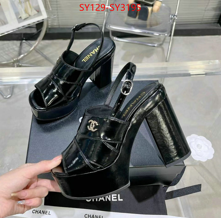 Women Shoes-Chanel high quality happy copy ID: SY3195 $: 129USD