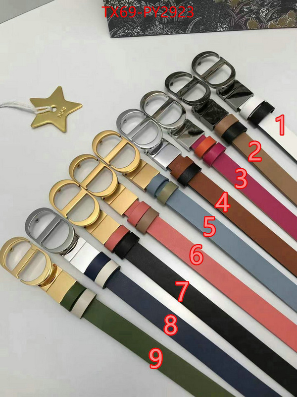 Belts-Dior best capucines replica ID: PY2923 $: 69USD