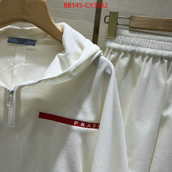 Clothing-Prada replica us ID: CY3382 $: 145USD