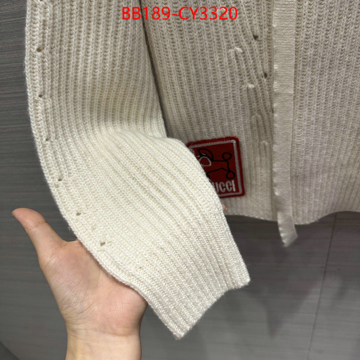 Clothing-Gucci replica aaaaa+ designer ID: CY3320 $: 189USD