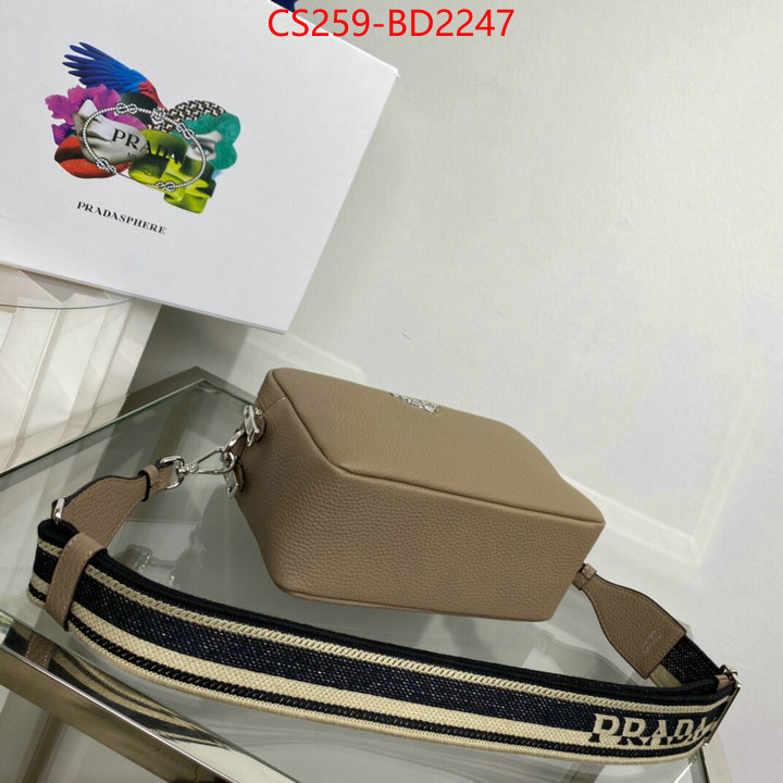 Prada Bags (TOP)-Diagonal- fashion ID: BD2247 $: 259USD