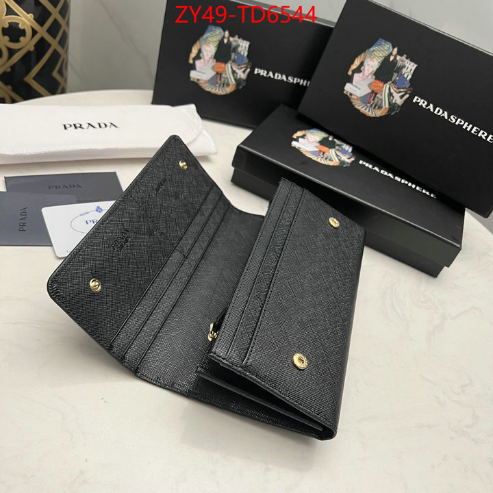 Prada Bags (4A)-Wallet replica best ID: TD6544 $: 49USD