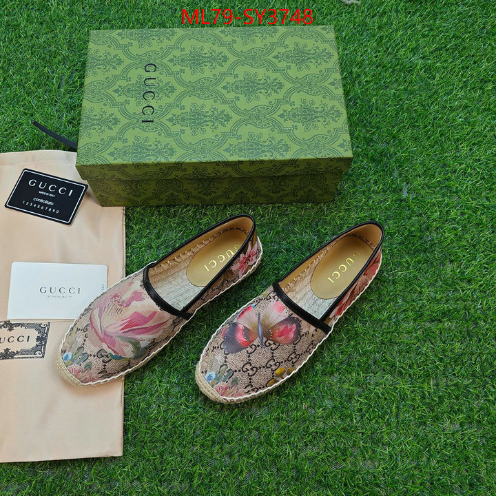 Women Shoes-Gucci wholesale designer shop ID: SY3748 $: 79USD