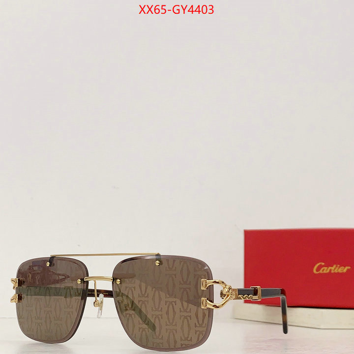 Glasses-Cartier wholesale designer shop ID: GY4403 $: 65USD