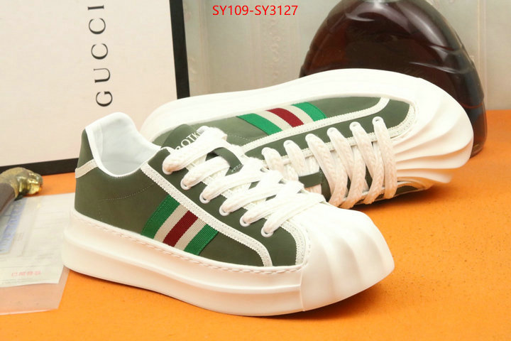 Men Shoes-Gucci wholesale replica shop ID: SY3127 $: 109USD