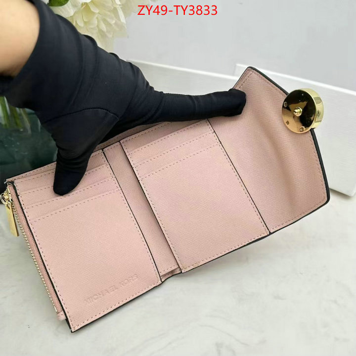 Michael Kors Bags(4A)-Wallet top fake designer ID: TY3833 $: 49USD