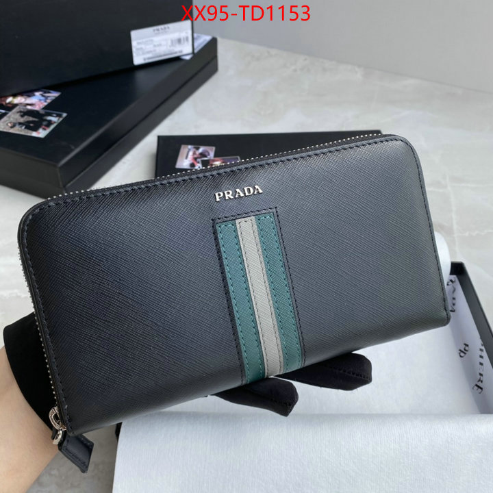 Prada Bags (TOP)-Wallet 2023 aaaaa replica 1st copy ID: TD1153 $: 95USD