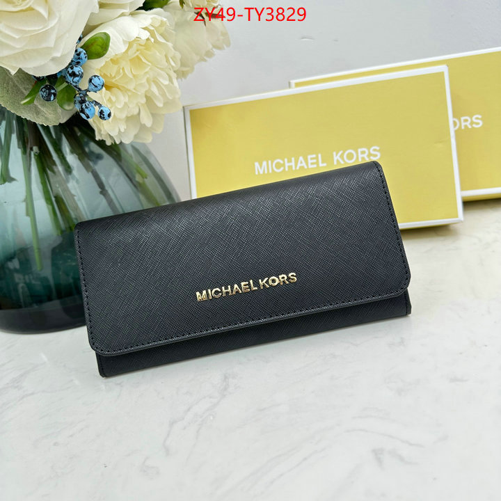 Michael Kors Bags(4A)-Wallet sell high quality ID: TY3829 $: 49USD