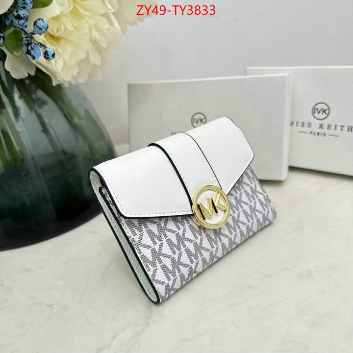 Michael Kors Bags(4A)-Wallet top fake designer ID: TY3833 $: 49USD