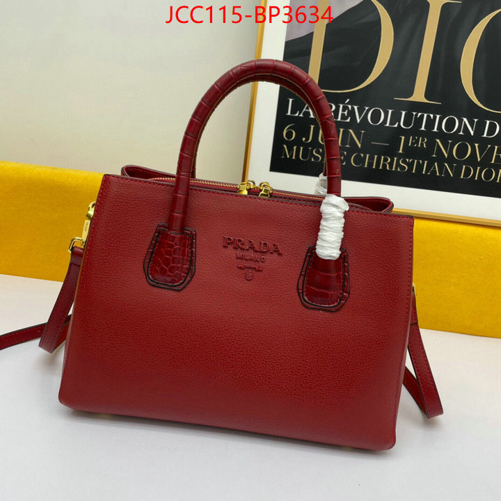 Prada Bags (4A)-Handbag- first copy ID: BP3634 $: 115USD