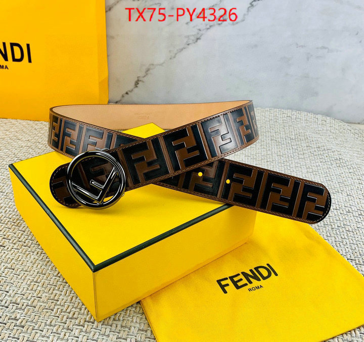 Belts-Fendi cheap online best designer ID: PY4326 $: 75USD