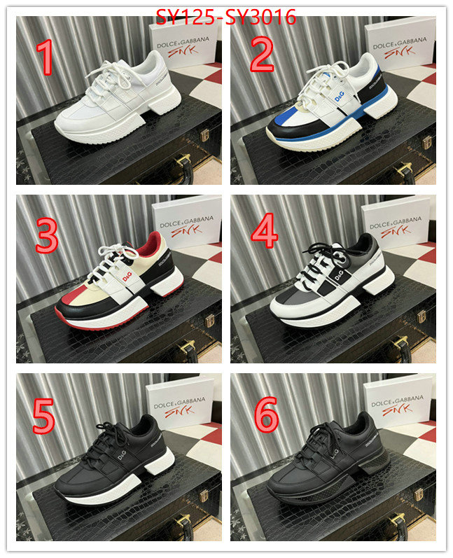 Men Shoes-DG buy 2023 replica ID: SY3016 $: 125USD