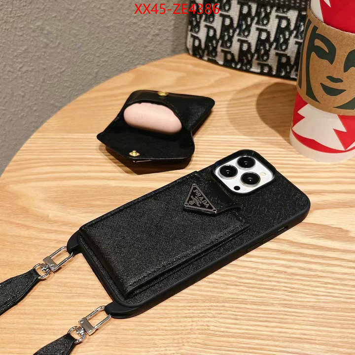 Phone case-Prada designer fashion replica ID: ZE4386 $: 45USD
