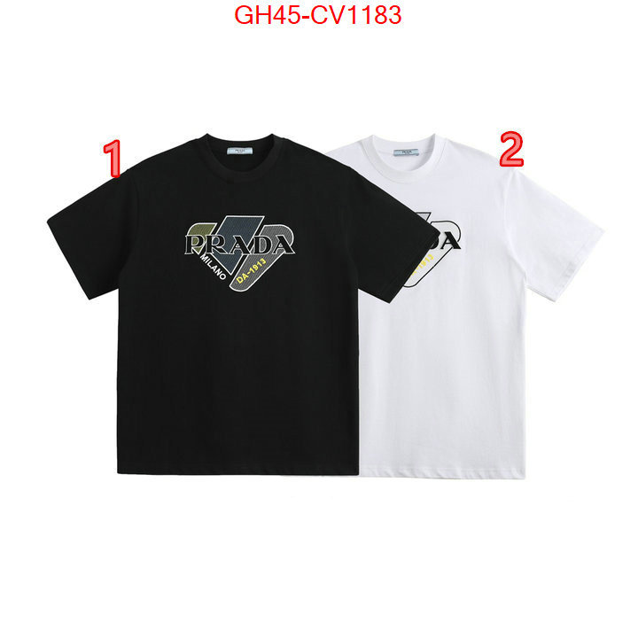 Clothing-Prada where can you buy a replica ID: CV1183 $: 45USD