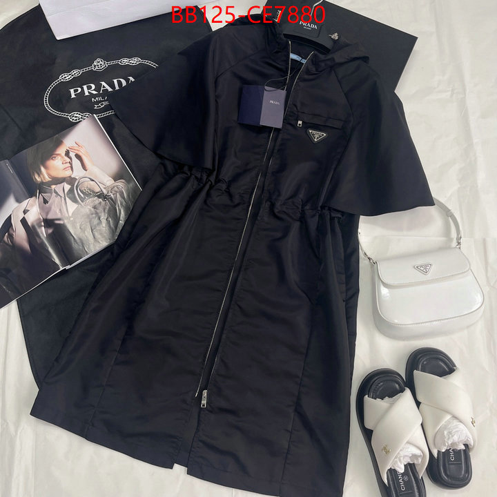 Clothing-Prada fashion replica ID: CE7880 $: 125USD