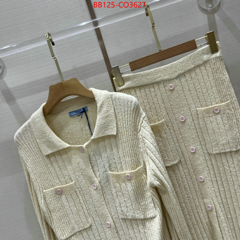 Clothing-Prada how to buy replica shop ID: CO3627 $: 125USD