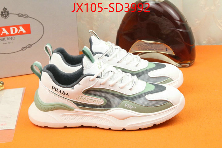 Men shoes-Prada aaaaa class replica ID: SD3992 $: 105USD