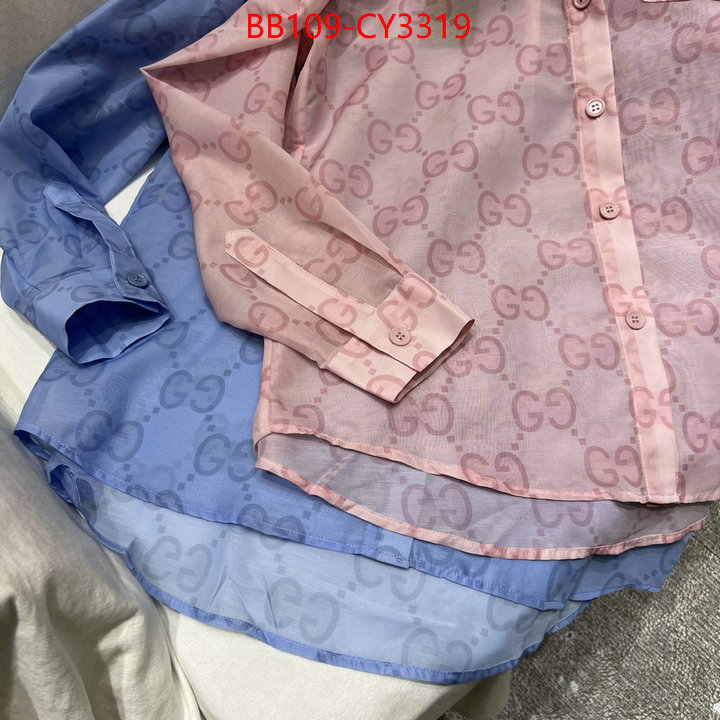 Clothing-Gucci sellers online ID: CY3319 $: 109USD