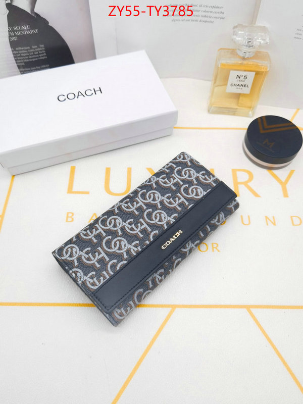 Coach Bags(4A)-Wallet aaaaa replica designer ID: TY3785 $: 55USD