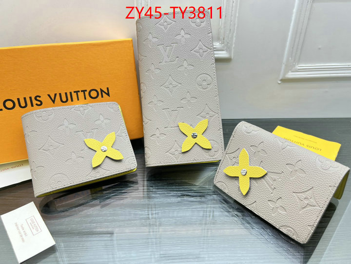 LV Bags(4A)-Wallet how can i find replica ID: TY3811 $: 45USD