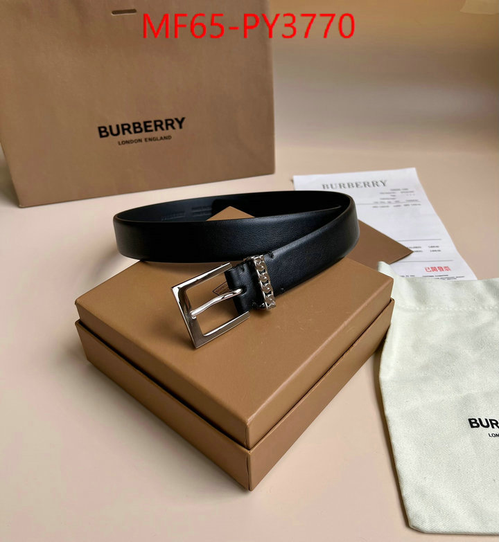 Belts-Burberry aaaaa+ replica ID: PY3770 $: 65USD
