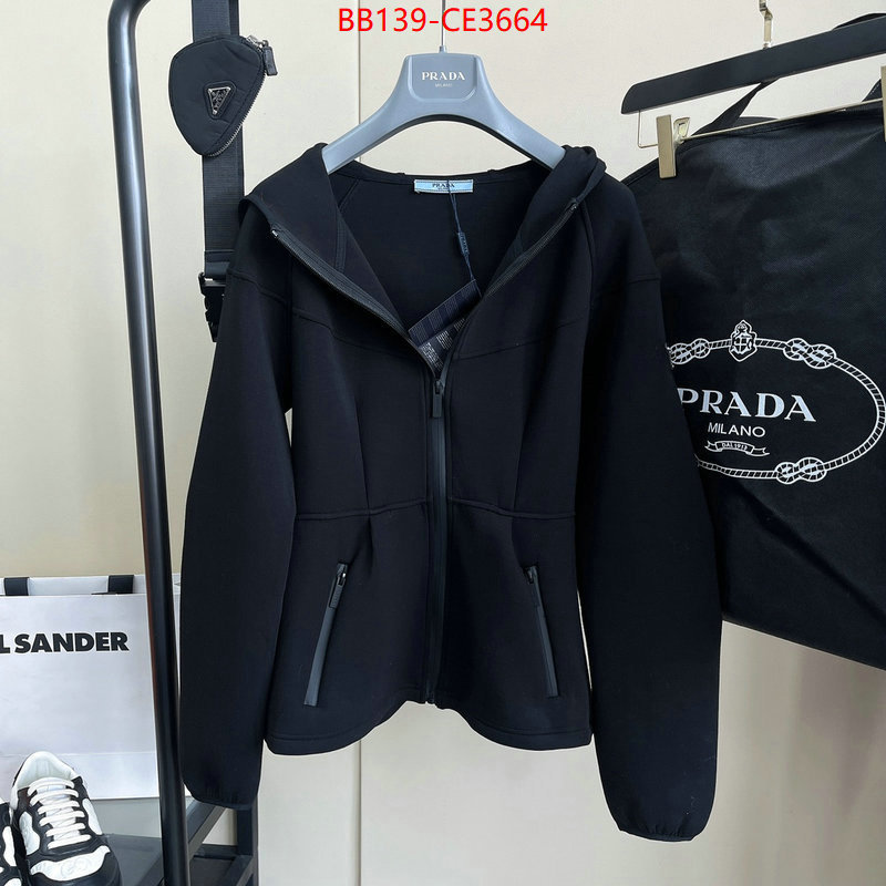 Clothing-Prada best replica new style ID: CE3664 $: 139USD