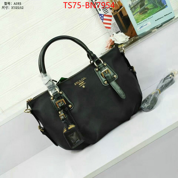 Prada Bags (4A)-Handbag- high quality happy copy ID: BN7954 $: 75USD