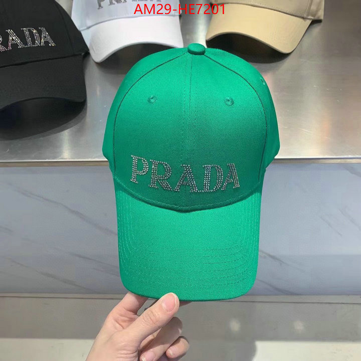 Cap (Hat)-Prada what is a 1:1 replica ID: HE7201 $: 29USD