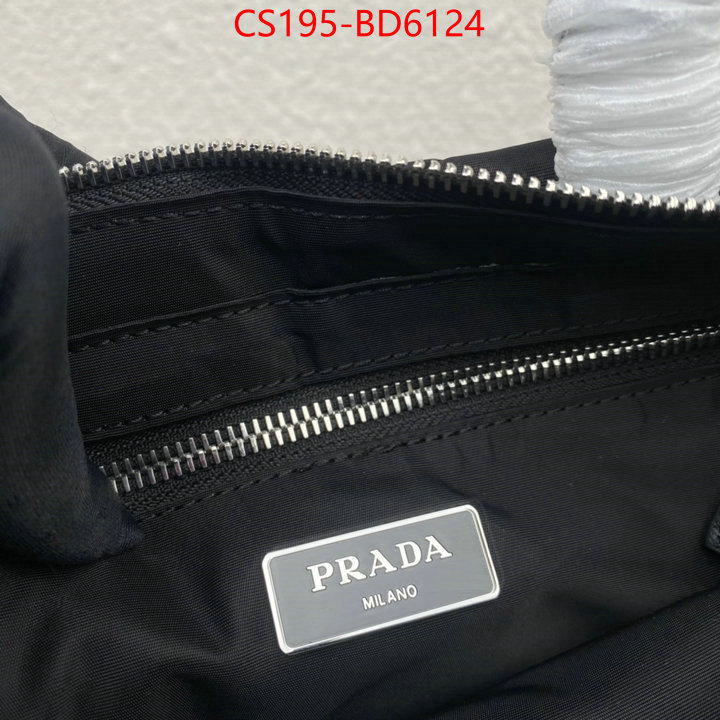 Prada Bags (TOP)-Handbag- perfect ID: BD6124 $: 195USD