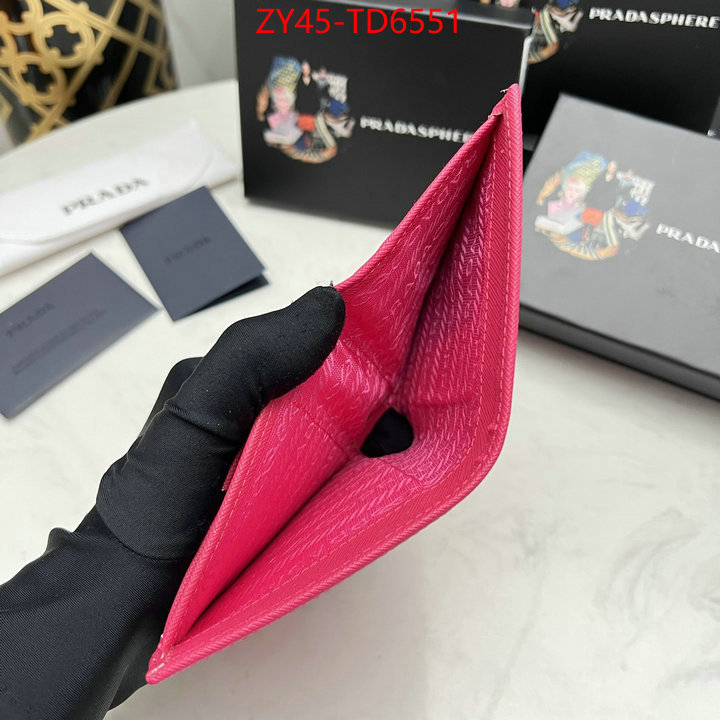 Prada Bags (4A)-Wallet what best replica sellers ID: TD6551 $: 45USD